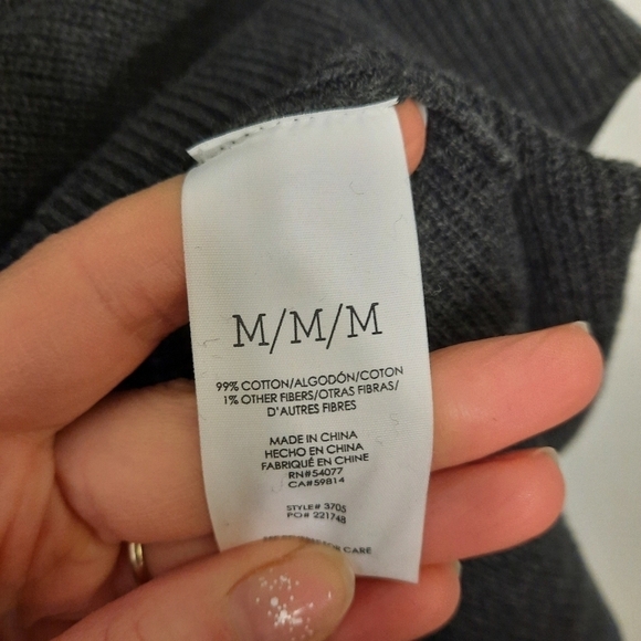 Cabi Gray Oversized Sweater M - Picture 6 of 7